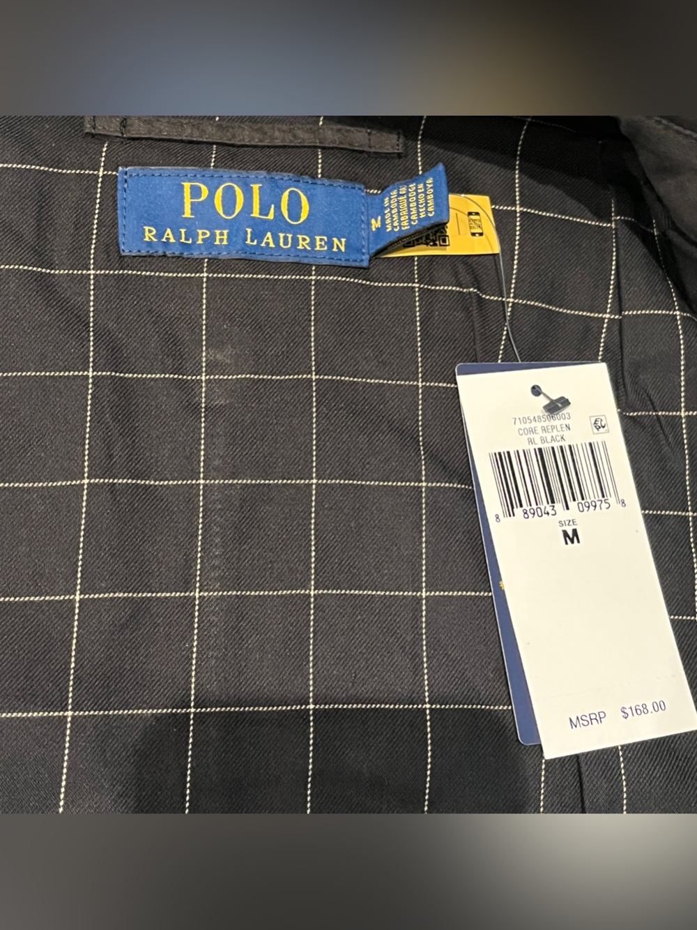Polo Ralph Lauren Men’s Bi Swing Jacket Black Size Medium - Picture 8 of 12